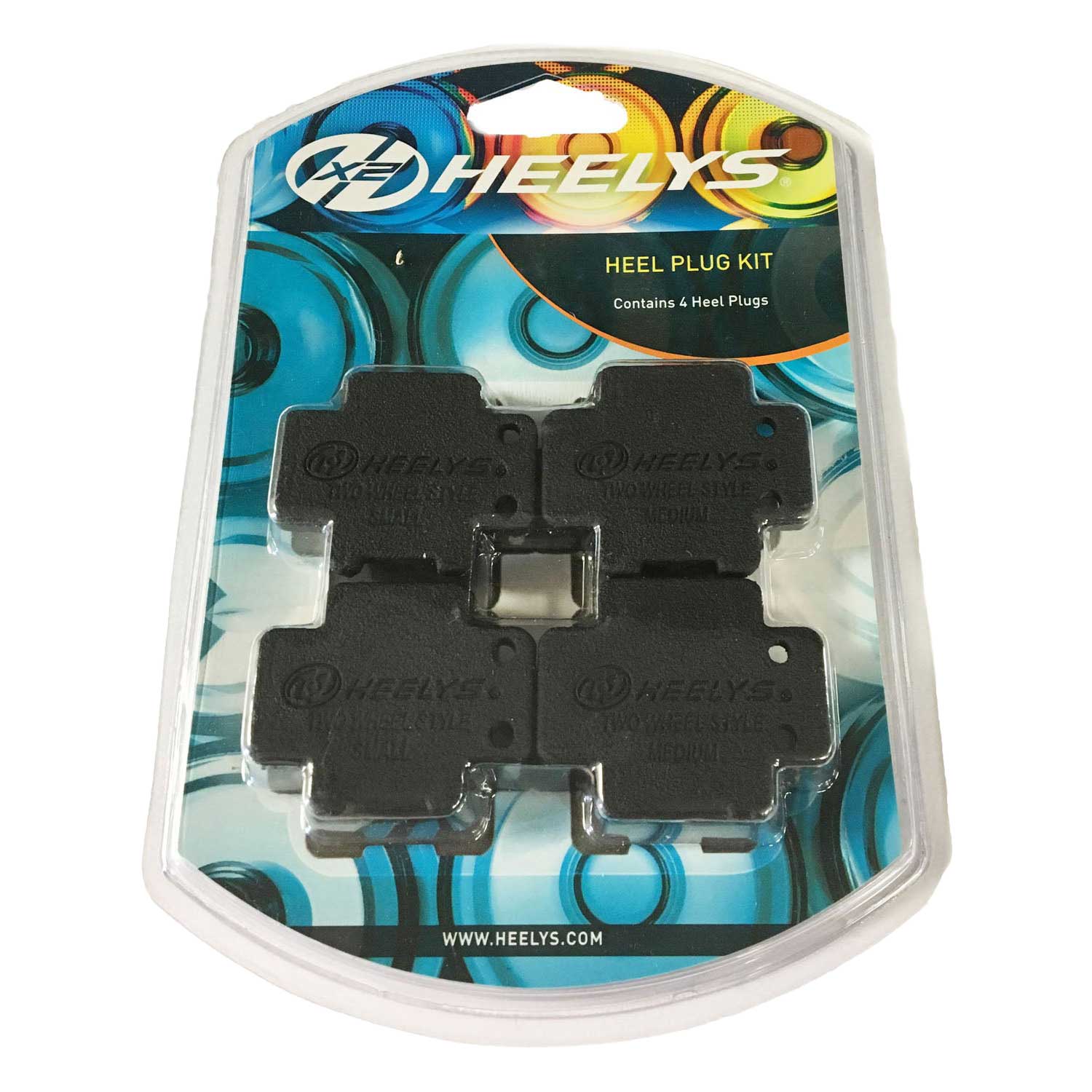 Heelys X2 Fersenstopfen-Set – Klein/Mittel